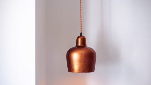 Photo copper lantern pendant lamp