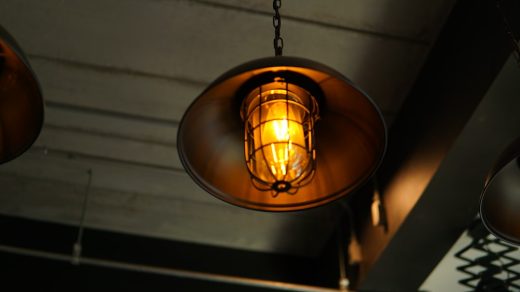 Photo industrial pendant lamp